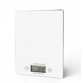 Esperanza EKS002W keukenweegschaal wit tafelweegschaal rechthoekig elektronische keukenweegschaal