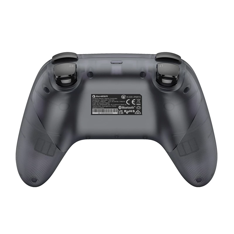 Draadloze GameSir T4n Lite controller, Nova Gray, Bluetooth, ergonomisch ontwerp
