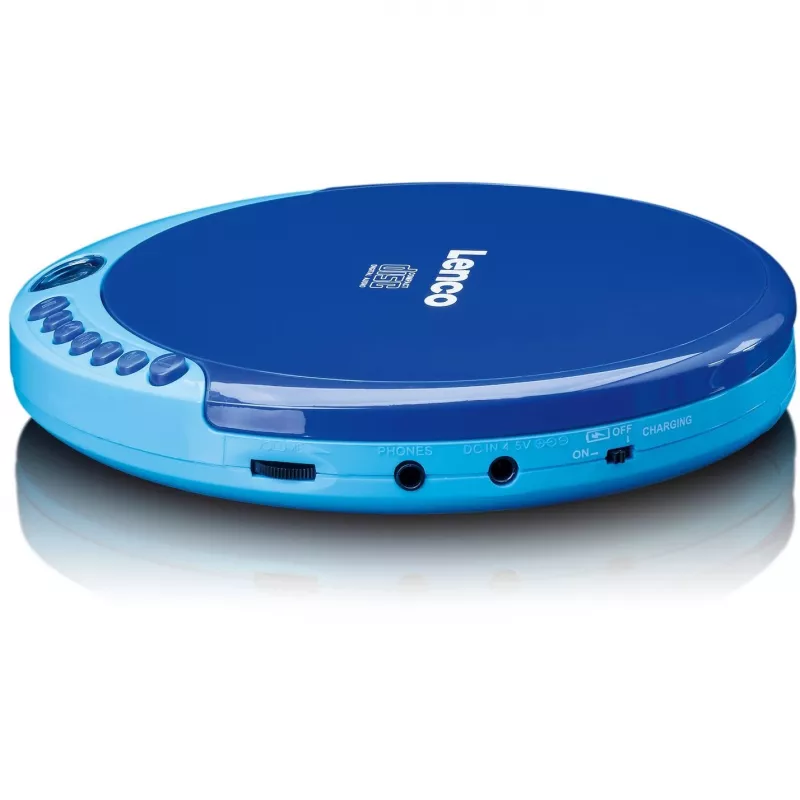 Draagbare cd-speler Lenco CD-011 blauw