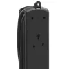 Overspanningsbeveiliging Qoltec 50112 zwart 6 AC-stopcontacten 230V 3m