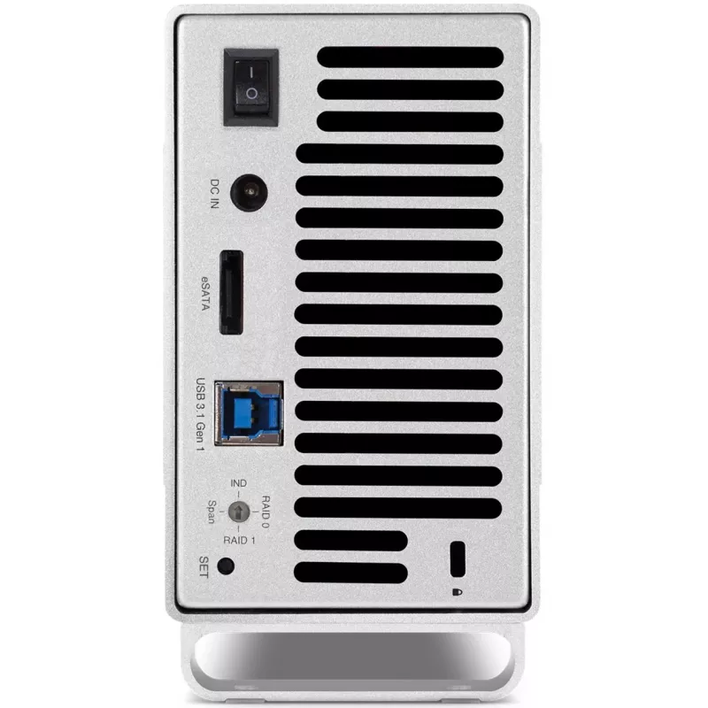OWC Mercury Elite Pro Dual wit – externe behuizing voor 2× 3,5 inch SATA harde schijven, RAID 0/1/SPAN, USB Type-B
