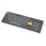 Celeris 1800, gaming-toetsenbord grijs, US-layout, ENDORFY Yellow van Gateron