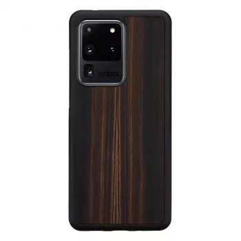 Telefoonhoes man and wood Galaxy S20 Ultra ebbenhout zwart — beschermende smartphonehoes