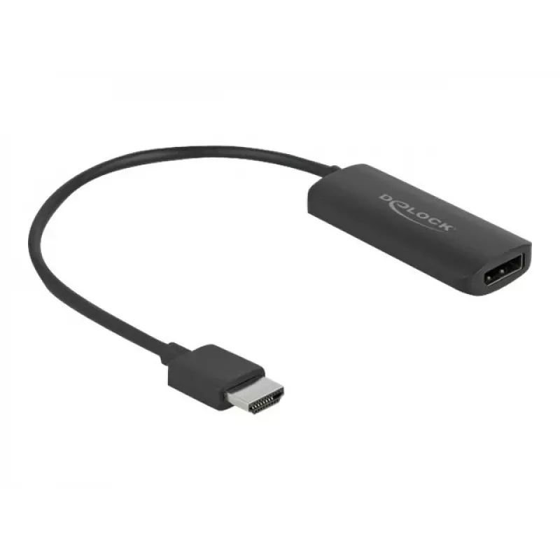 Adapter HDMI-A stekker naar DisplayPort bus 4K 60 Hz DeLOCK 63206
