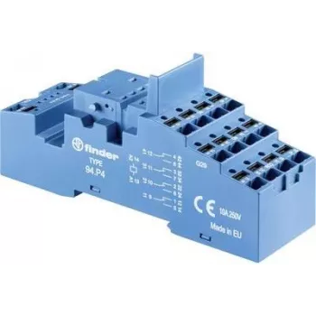 Finder relaissokkel 1 stuk 94.P4 serie 55, serie 86, serie 094 55.32, 55.33, 8 (94.P4)