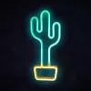 Neon Lights MANTA SNL07GN groen geel cactusstijl decoratieve LED-neonlamp