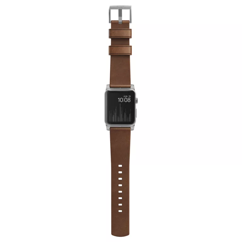 Band Nomad NM1A4RSM00 voor smartwatch – bruin leer