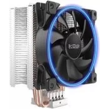 CPU-koeler PCCOOLER GI-X4 V2 120mm blauw – luchtkoeler, enkele ventilator, compatibel met standaard pc-sockets
