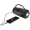 Tracer Explorer TRAGLO47616 draagbare Bluetooth-speaker, TWS, Bluetooth 5.3, 15 W RMS, FM-radio, zaklamp, zonnepaneel, 1800 mAh powerbank, microSD, zwart