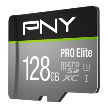 MicroSDXC-flashkaart PNY PRO Elite 128 GB UHS-I model P-SDU128V31100PRO-GE