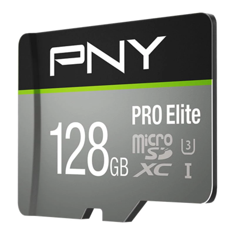 MicroSDXC-flashkaart PNY PRO Elite 128 GB UHS-I model P-SDU128V31100PRO-GE
