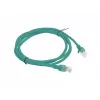 PATCHCORD Cat.6 UTP 1.5M groen FLUKE PASSED LANBERG 10-pack