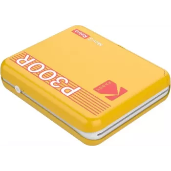 Kodak Mini 3 Square Retro Pass Fotoafdruktechnologie Printer Geel