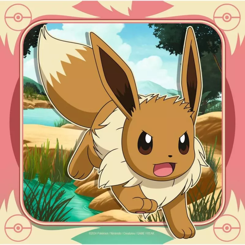 Puzzel Ravensburger Pikachu, Charizard en Eevee — 147 stukjes, vanaf 5 jaar, 210 × ? mm