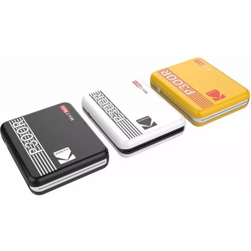 Kodak Mini 3 Square Retro Pass Fotoafdruktechnologie Printer Geel