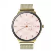 Smartwatch Garett Verona 2 Gold Mesh met Bluetooth en hartslagmeter