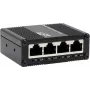 Industriële 5-poorts gigabit-switch Exsys EX-62021 met USB-C-voeding, unmanaged