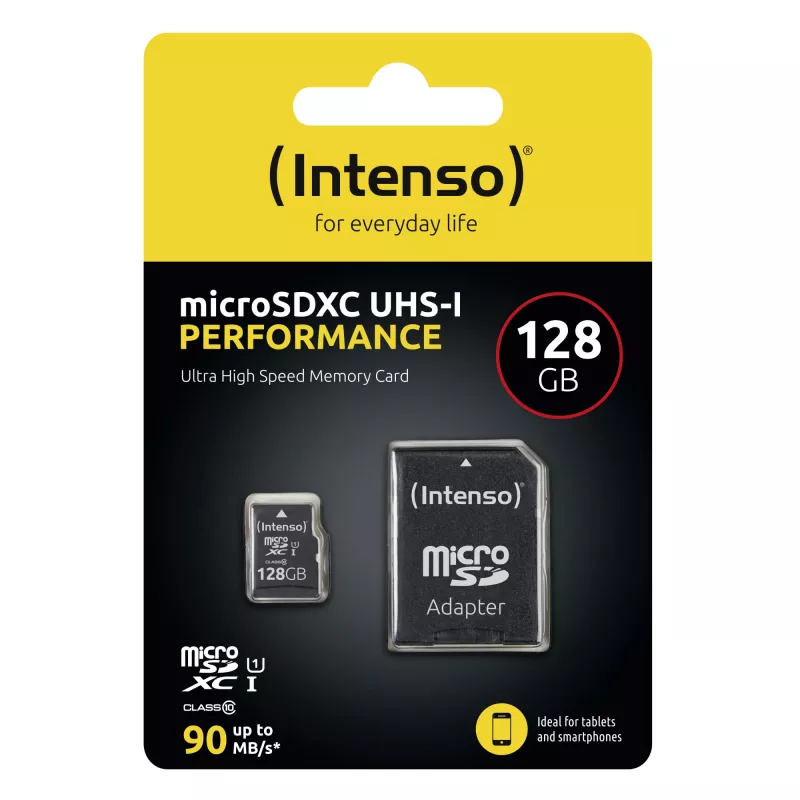 Geheugenkaart Intenso 128 GB MicroSD UHS-I Klasse 10 3424491