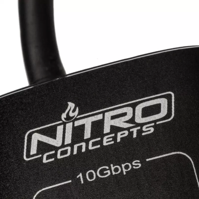 Nitro Concepts UH1, 10-poorts hybride USB-hub, USB 3.2