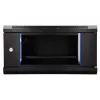 EXTRALINK LITE 4U 530X400 wandmontage-rackkast zwart met legbord