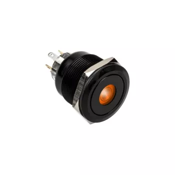 DimasTech PD220 vandalismebestendige 25mm drukknop Blackline Dot RGB
