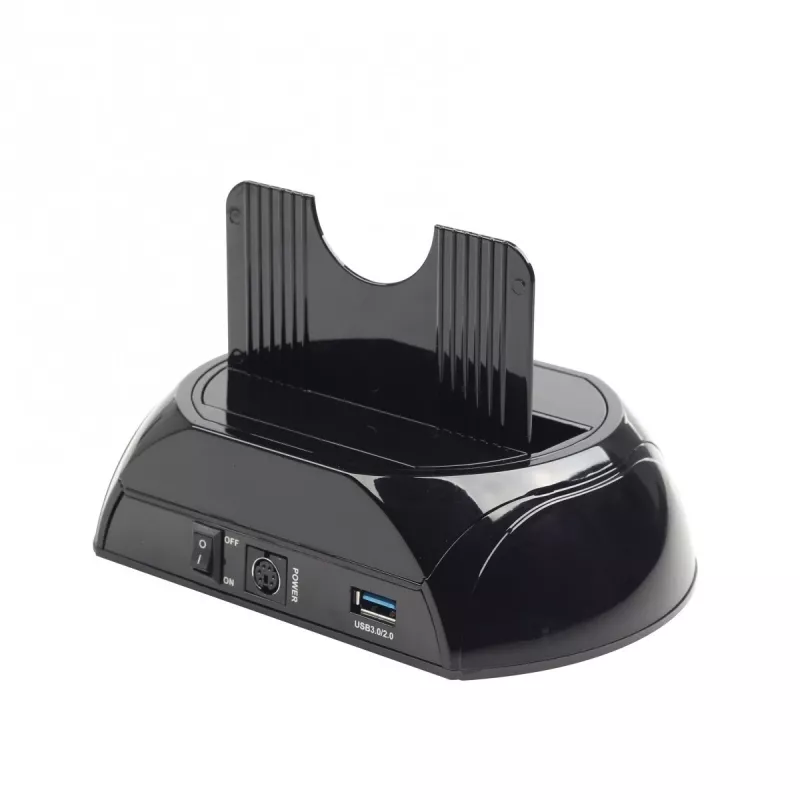 Gembird HD32-U3S-2 opslag-dockingstation zwart
