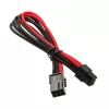 SilverStone 6-pins PCIe naar 6-pins PCIe-kabel 250 mm - zwart/rood