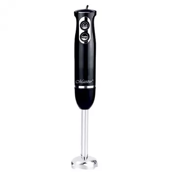 Keukenmachine Maestro MR-511 — 500 W, 2 snelheden, puls, turbo, afneembare 900-ml-kan, RVS-messen, zwart