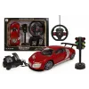 Op afstand bestuurbare auto Artyk model 177927 met stuurwielcontroller en lichtsignalen