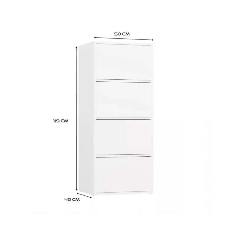 ALMA witte commode