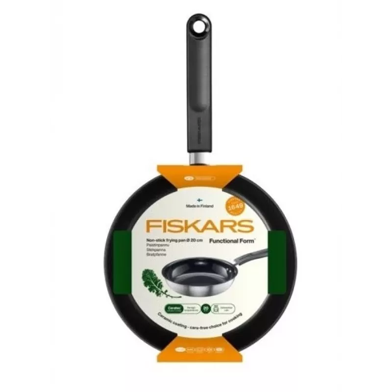 Fiskars 1072249 gourmet-braadpan, rond