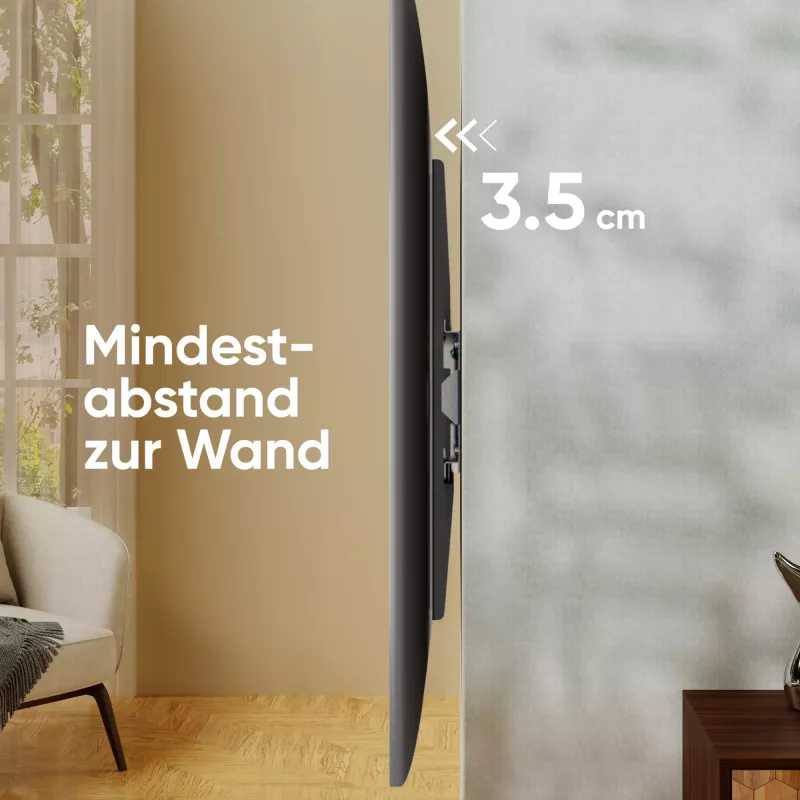 TV-accessoire wandbeugel/55-100/SCHWARZ UF4-B Onkron