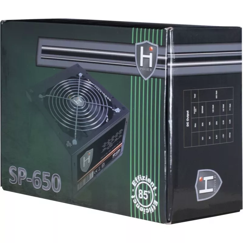 Voeding Inter-Tech HIPOWER SP-650 650 W