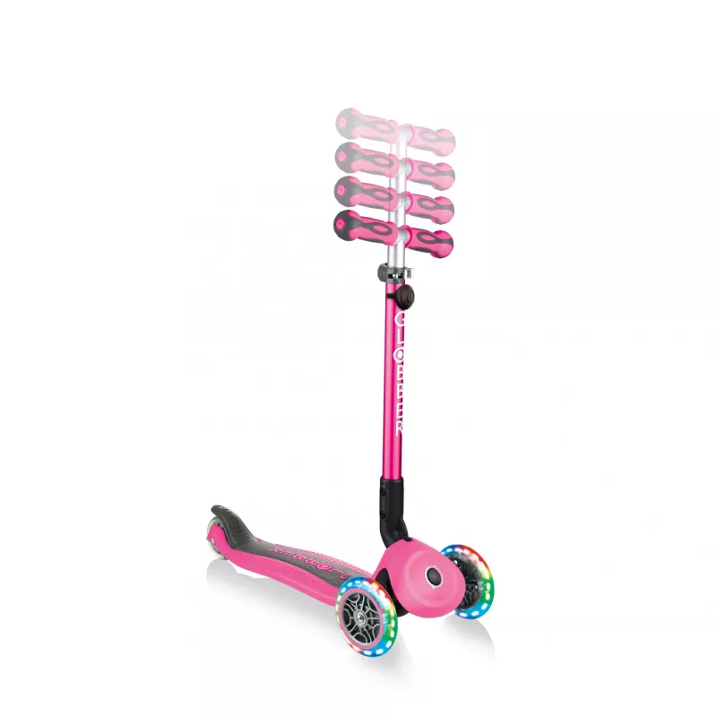 Globber | step | roze | Scooter Go Up Deluxe Lights