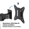 Monitorarm 17-32 inch, max. 9 kg, zwart