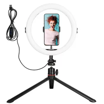 Agfa Arl11 Ring Light 120 LED Ring Vlog + statief + afstandsbediening
