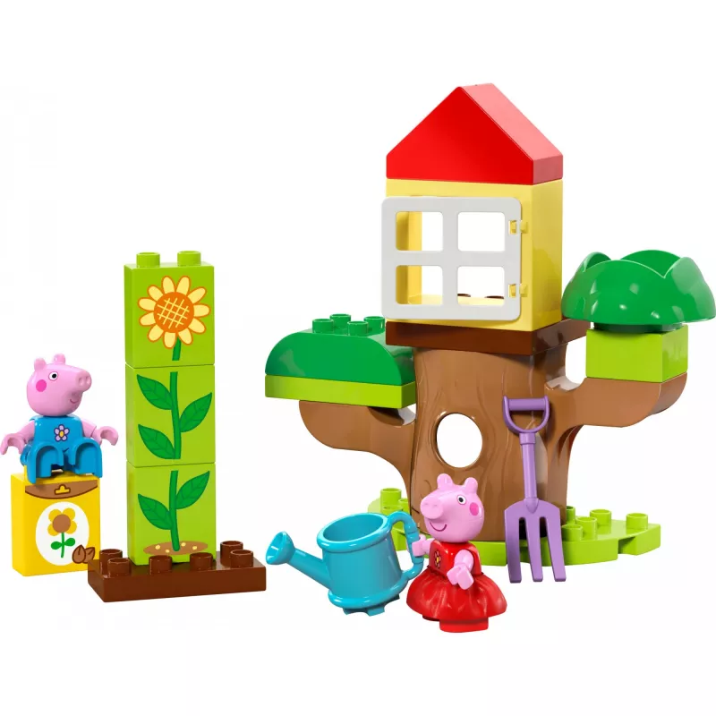 Lego 10431 Duplo Peppa Pig tuin en boomhut speelset