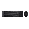 Wireless Combo MK220, draadloos, RF draadloos, QWERTZ, zwart, muis