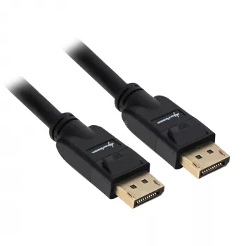 DisplayPort-kabel Sharkoon 1.3, 4K, 1 m, zwart