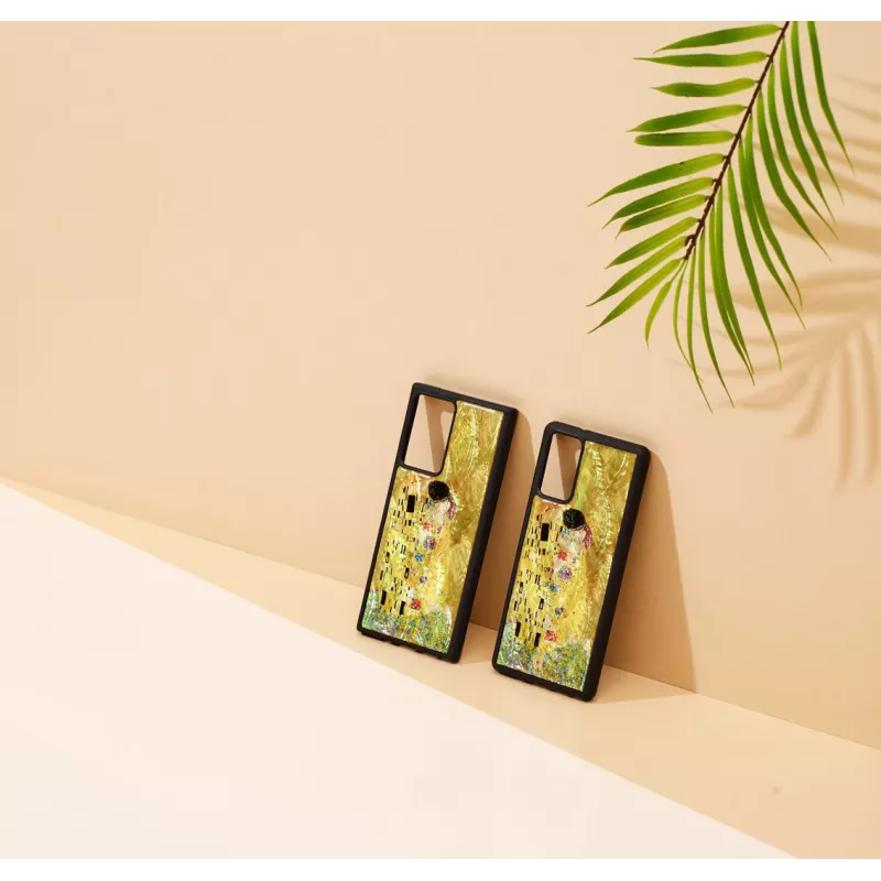 Hoesje iKins voor Samsung Galaxy Note 20 – zwart kiss-design