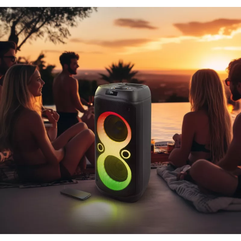 Muse M-1937 DJ draagbare/feestluidspreker Zwart 600 W