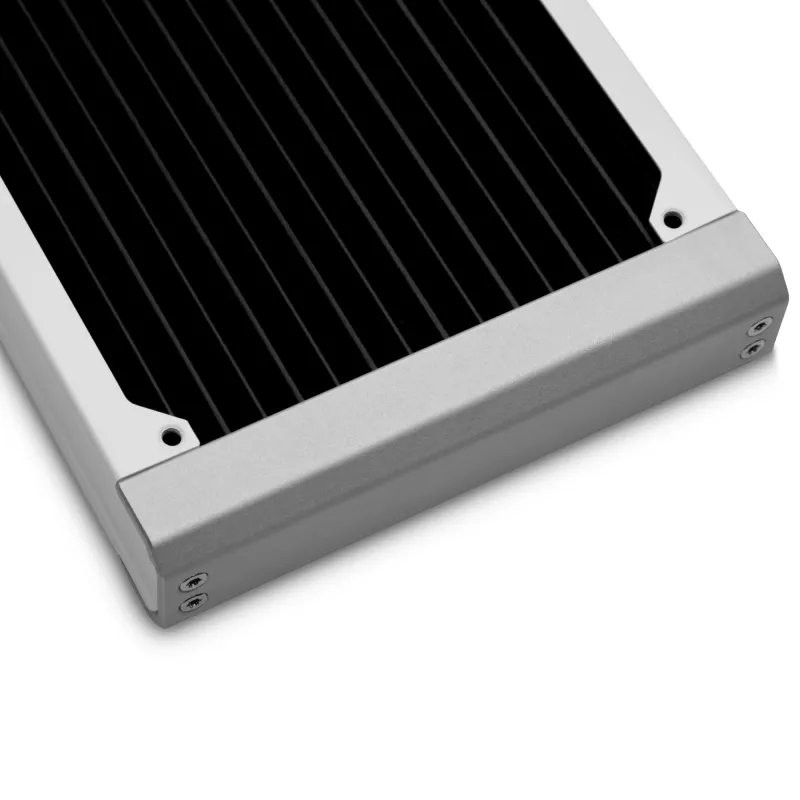 Radiator EK Water Blocks messing koper roestvrij staal wit