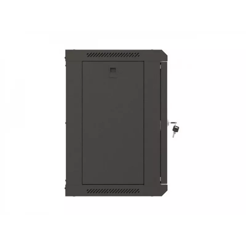 Wandmontage rack LANBERG WF03-5309-10B, 9U, 500×350×540 mm, max. belasting 60 kg, zwart