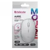 Draadloze muis met stille klik AURIS MB-027 800/1200/1600 DPI wit