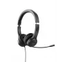 Acer AHW154 GP.HDS11.02D bedrade kantoorheadset, stereo, jackaansluiting, ingebouwde flexibele microfoon, zwart