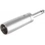 ShiverPeaks 55030 XLR-stekker naar 6,3 mm mono-jackstekker adapter