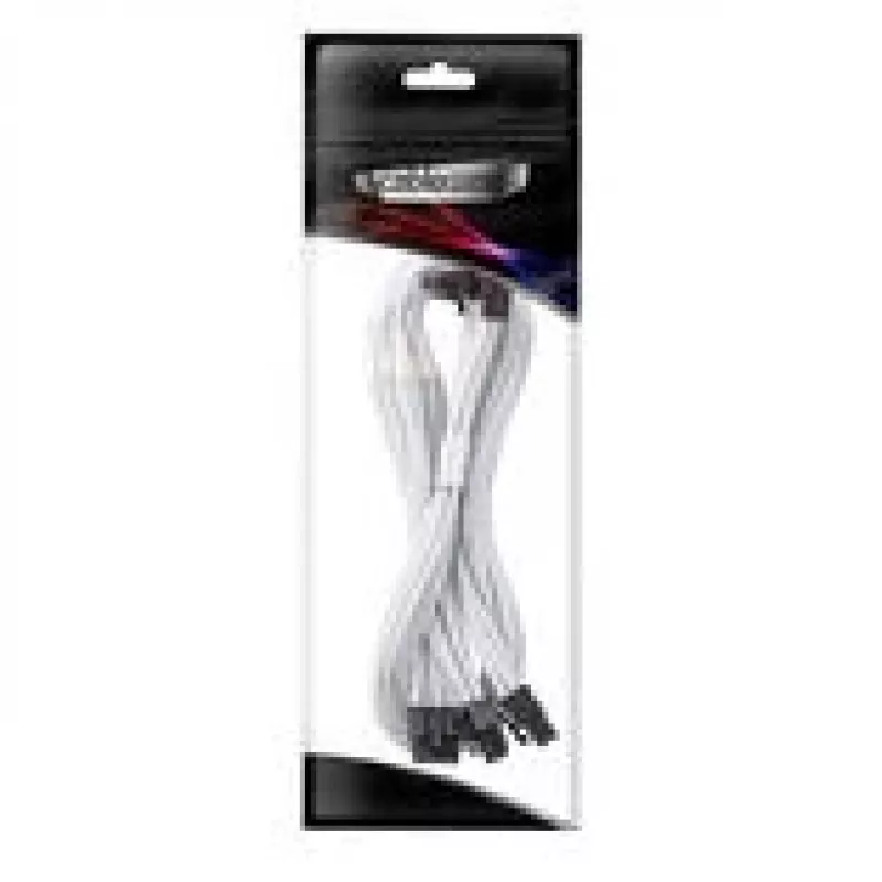 CableMod C-Series Pro aansluitkabel – variant B, 90°, 16-Pin naar 3x8-Pin PCIe, wit