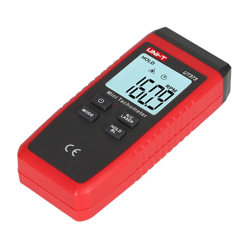 Contactloze tachometer Unit UT373, meetbereik 0,5–19999 tpm