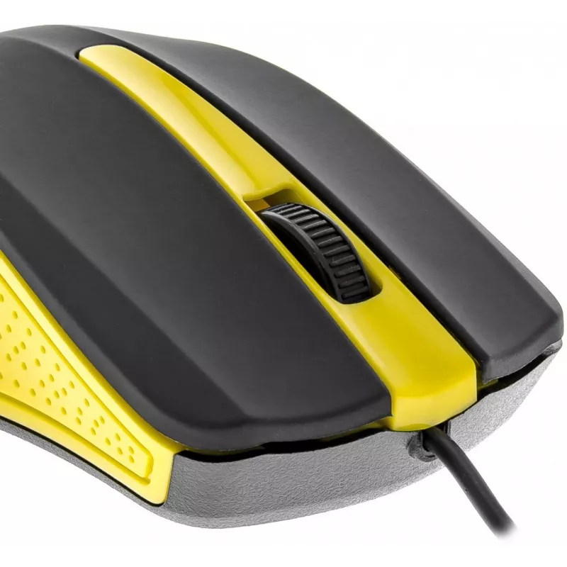 USB bedrade muis, 3 knoppen, rubberachtig oppervlak