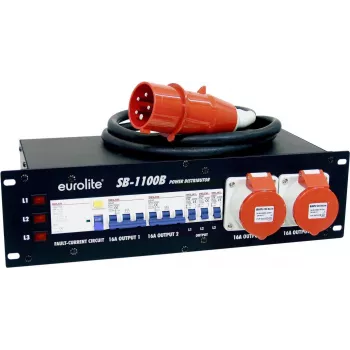 EUROLITE SB-1100B stroomverdeler (MPN 30248376) 16A 230V